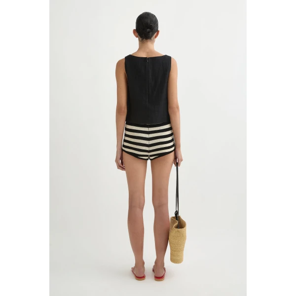 Posse Val Top - Black – sustainable Tops in Black from Australian designer at Luxury Shoes .