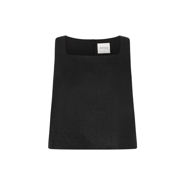 Val Top - Black by Posse the Label ‚Äì luxury tops in Black available at Luxury Shoes 