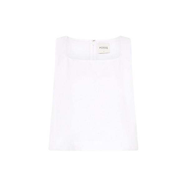 Val Top - Ivory by Posse the Label ‚Äì luxury tops in Ivory available at Luxury Shoes 
