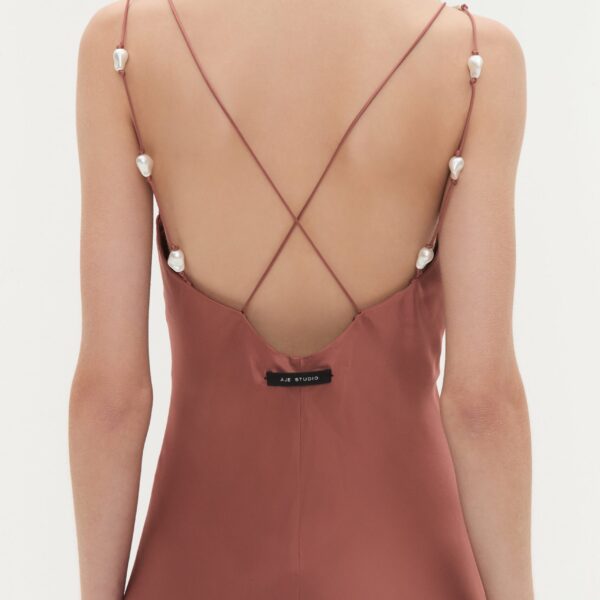 Aje Agate Crossback Maxi Dress, view 6