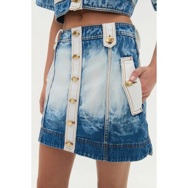 Tides Denim Mini Skirt