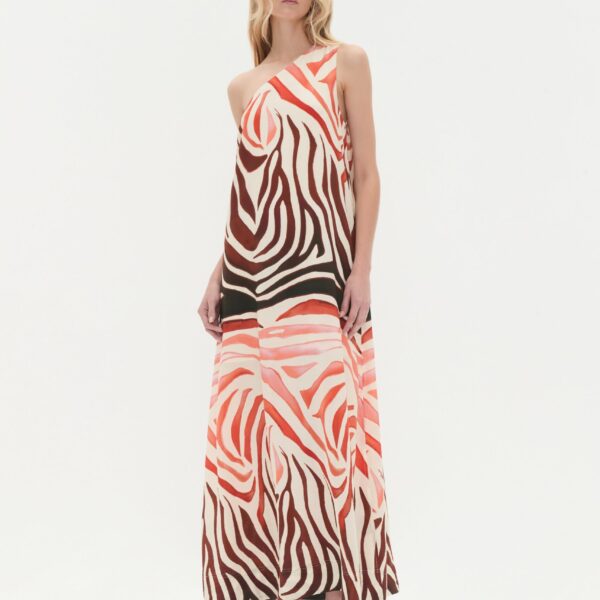 Aje Solace One Shoulder Maxi Dress, view 2
