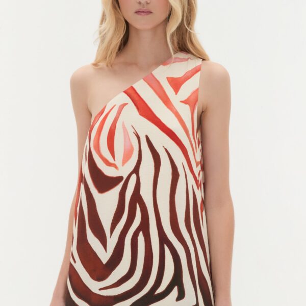 Aje Solace One Shoulder Maxi Dress, view 4