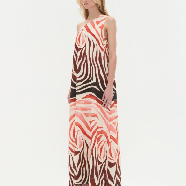 Aje Solace One Shoulder Maxi Dress, view 6