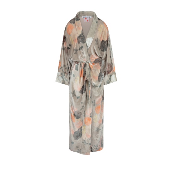Bernadette Peignoir Silk Velvet