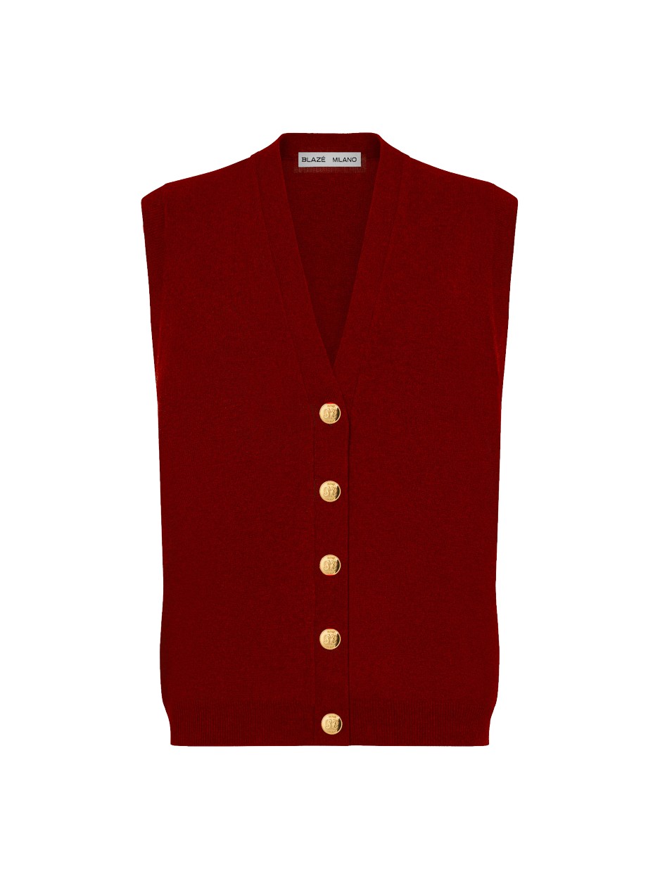 Blazé Milano Highland Marsala Highland Gilet Top