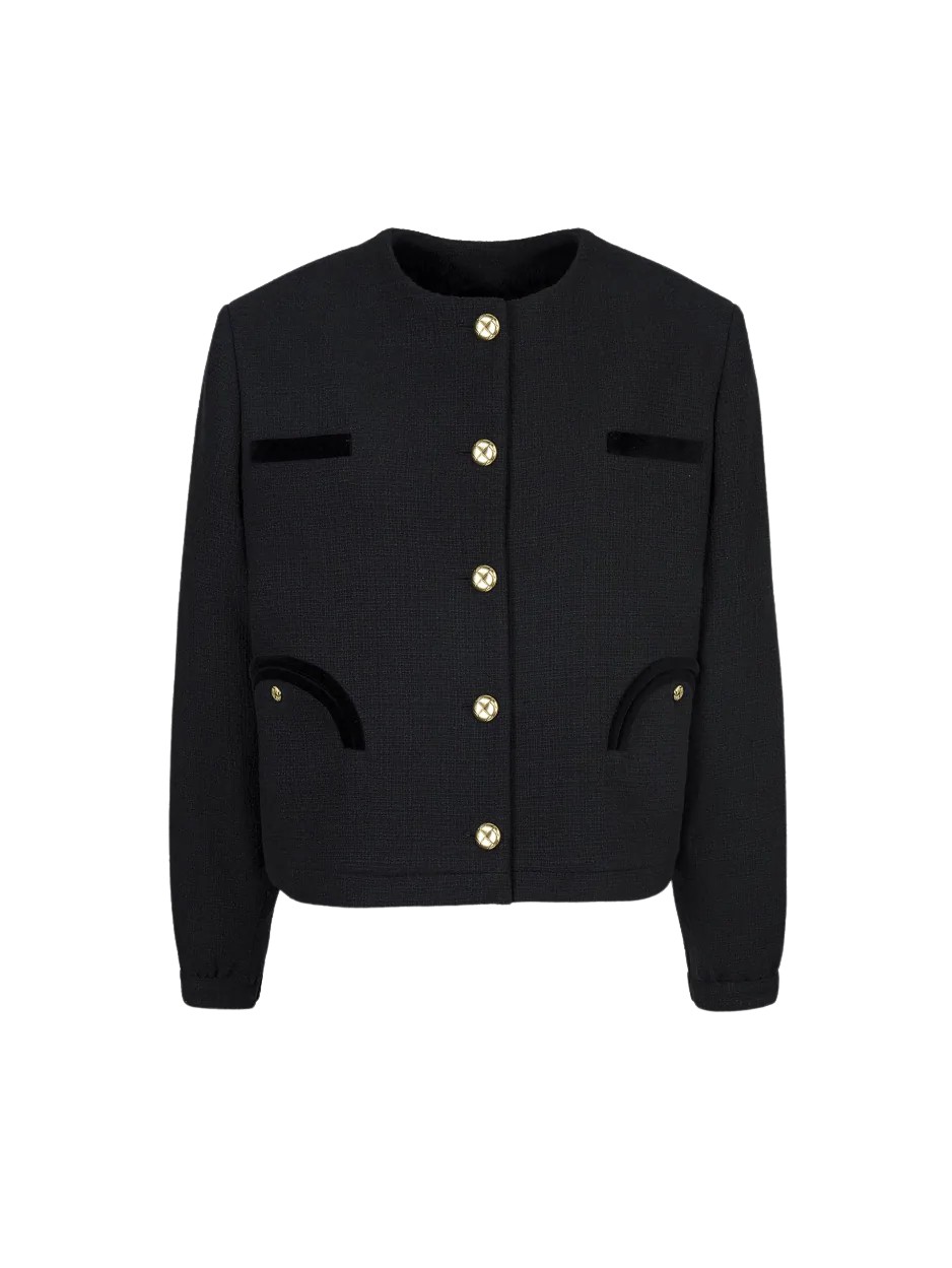 Blazé Milano Missy Black Gliss Bolero Jacket
