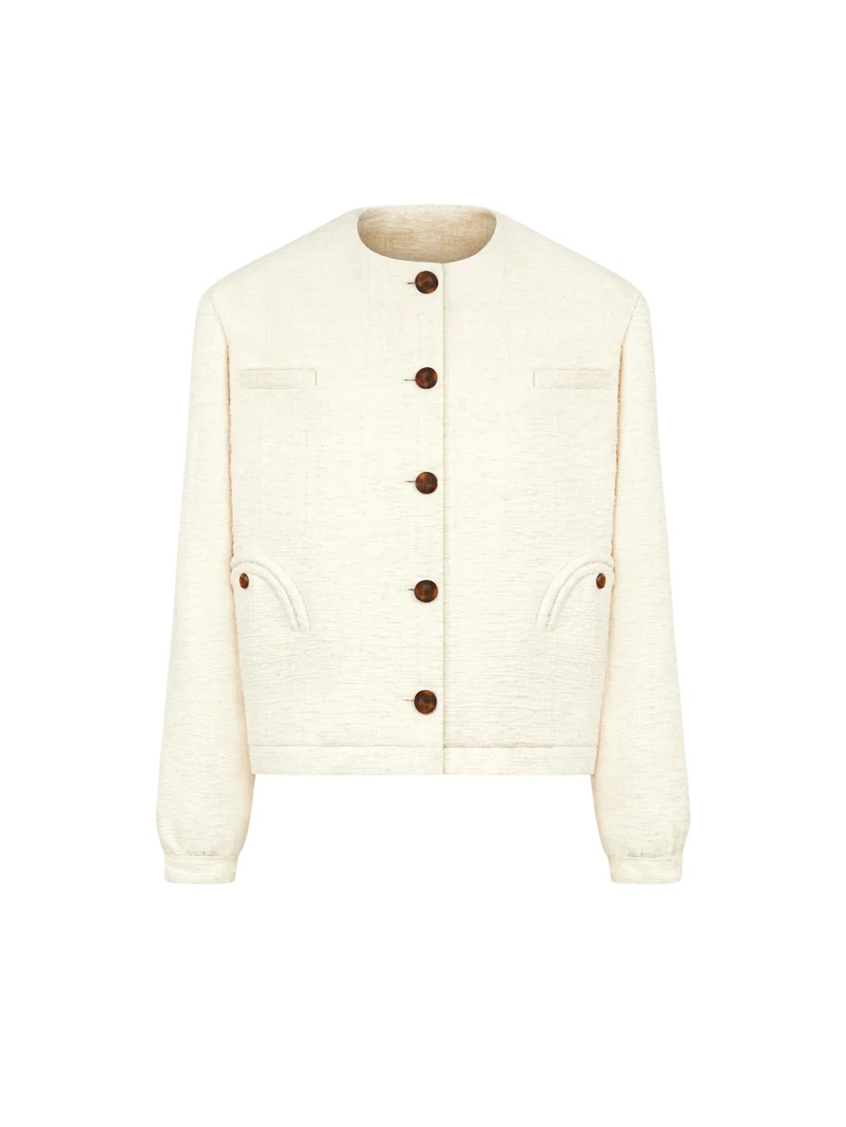 Blazé Milano Missy Cream Gliss Bolero Jacket