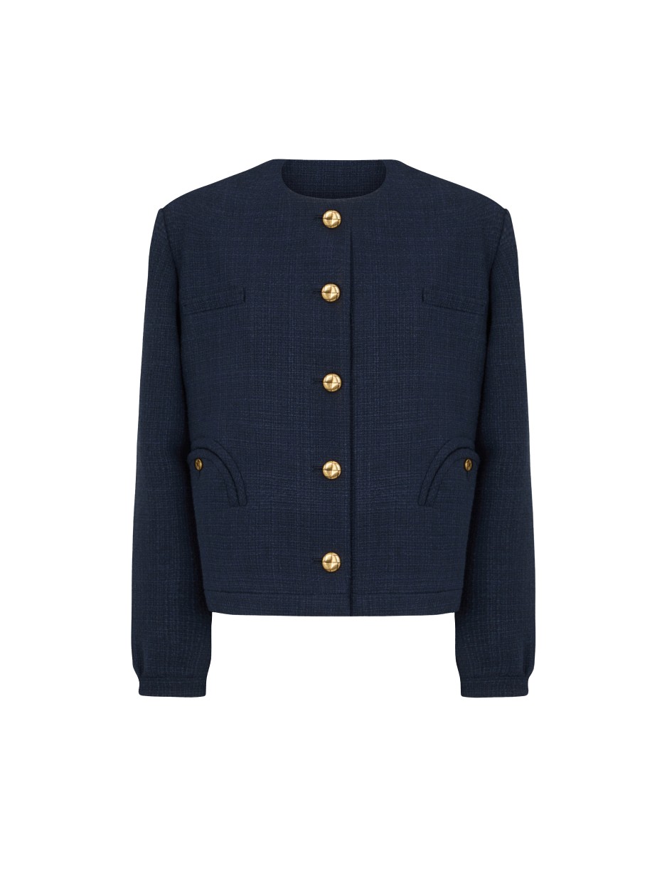 Blazé Milano Missy Navy Gliss Bolero Jacket