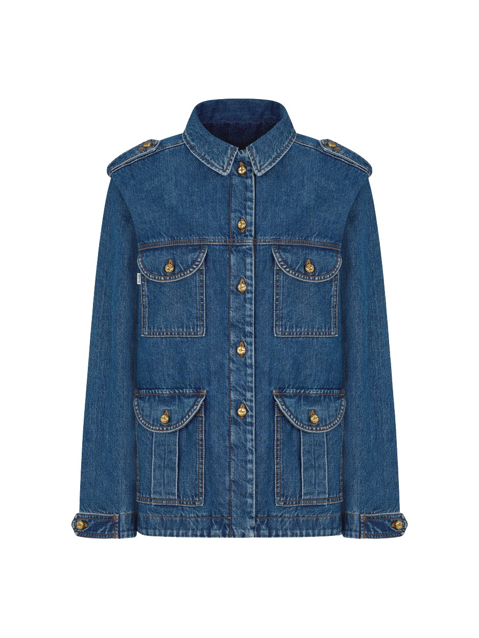 Blazé Milano Nariida Sapphire Sahariana Padded Jacket