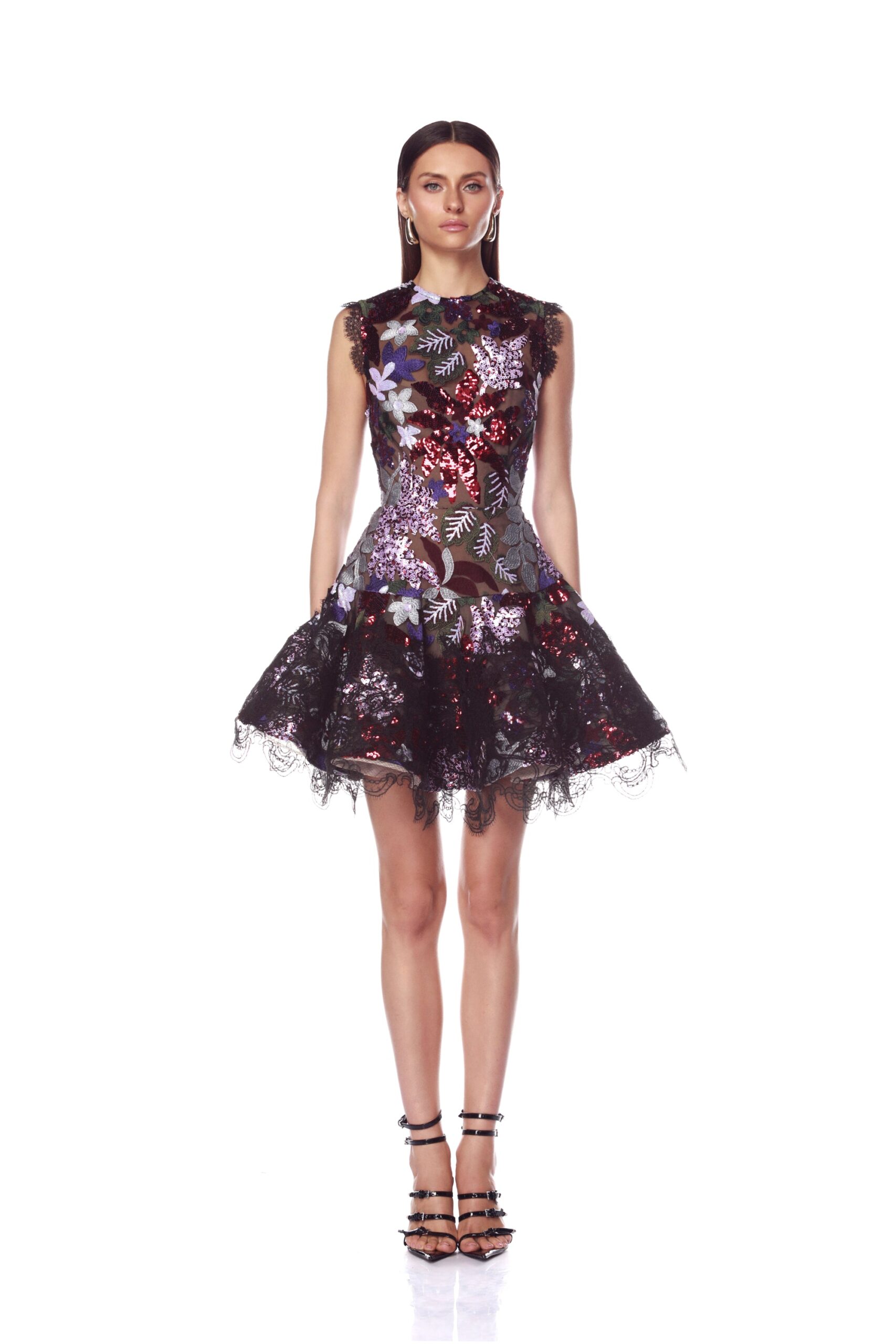 Bronx and Banco Mia Purple Multi Mini Dress Bronx and Banco Purple Mia Purple Multi Mini Dress a harmonious blend of structured elegance and timeless sophistication
