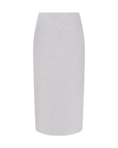 David Koma Bonded Jersey Pencil Midi Skirt