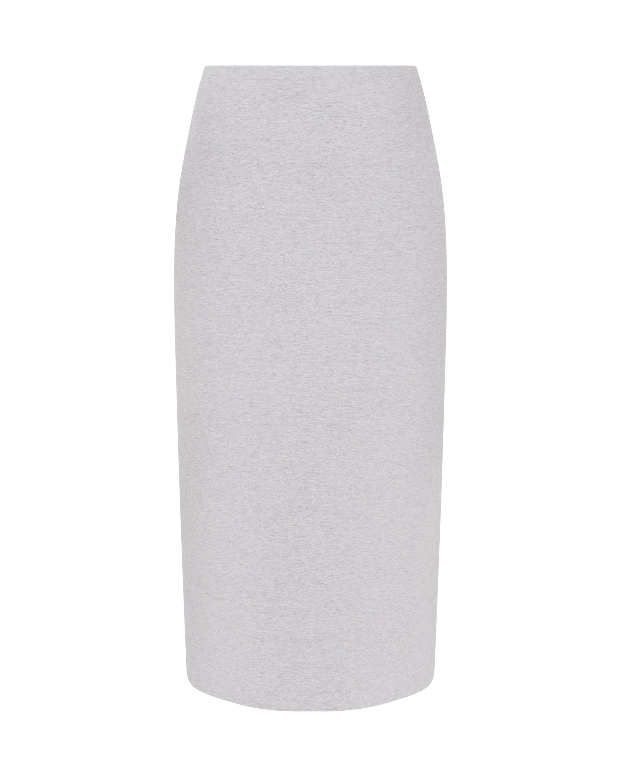 David Koma Bonded Jersey Pencil Midi Skirt