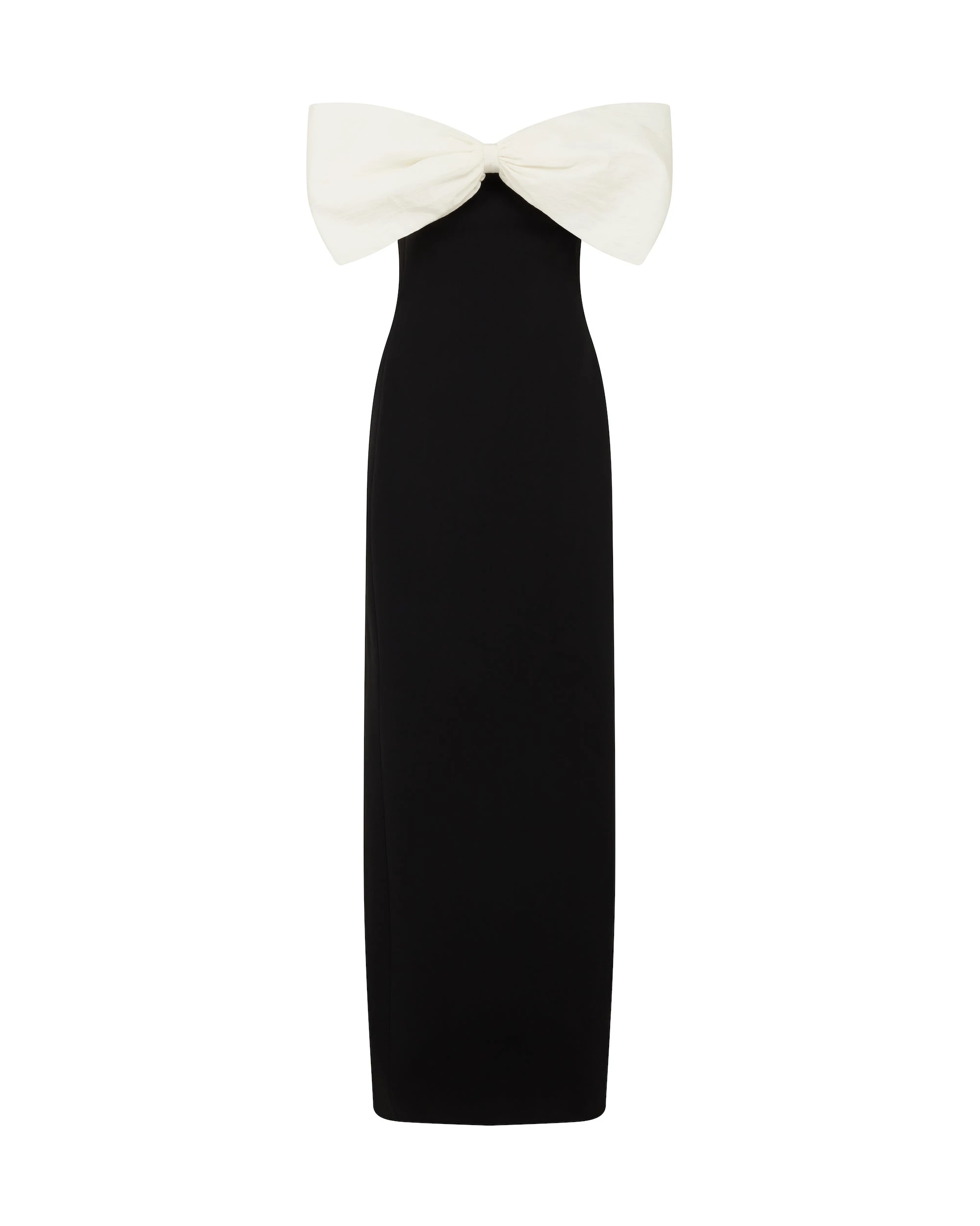 David Koma Colour Contrast Bow Detail Gown David Koma Colour Contrast Bow Detail Gown