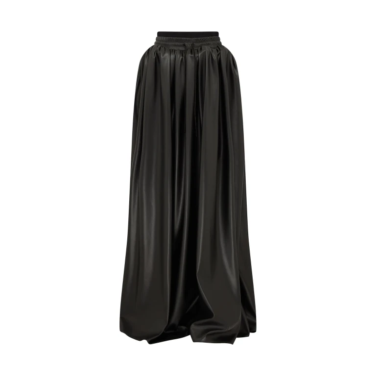 David Koma Faux Leather Maxi Skirt