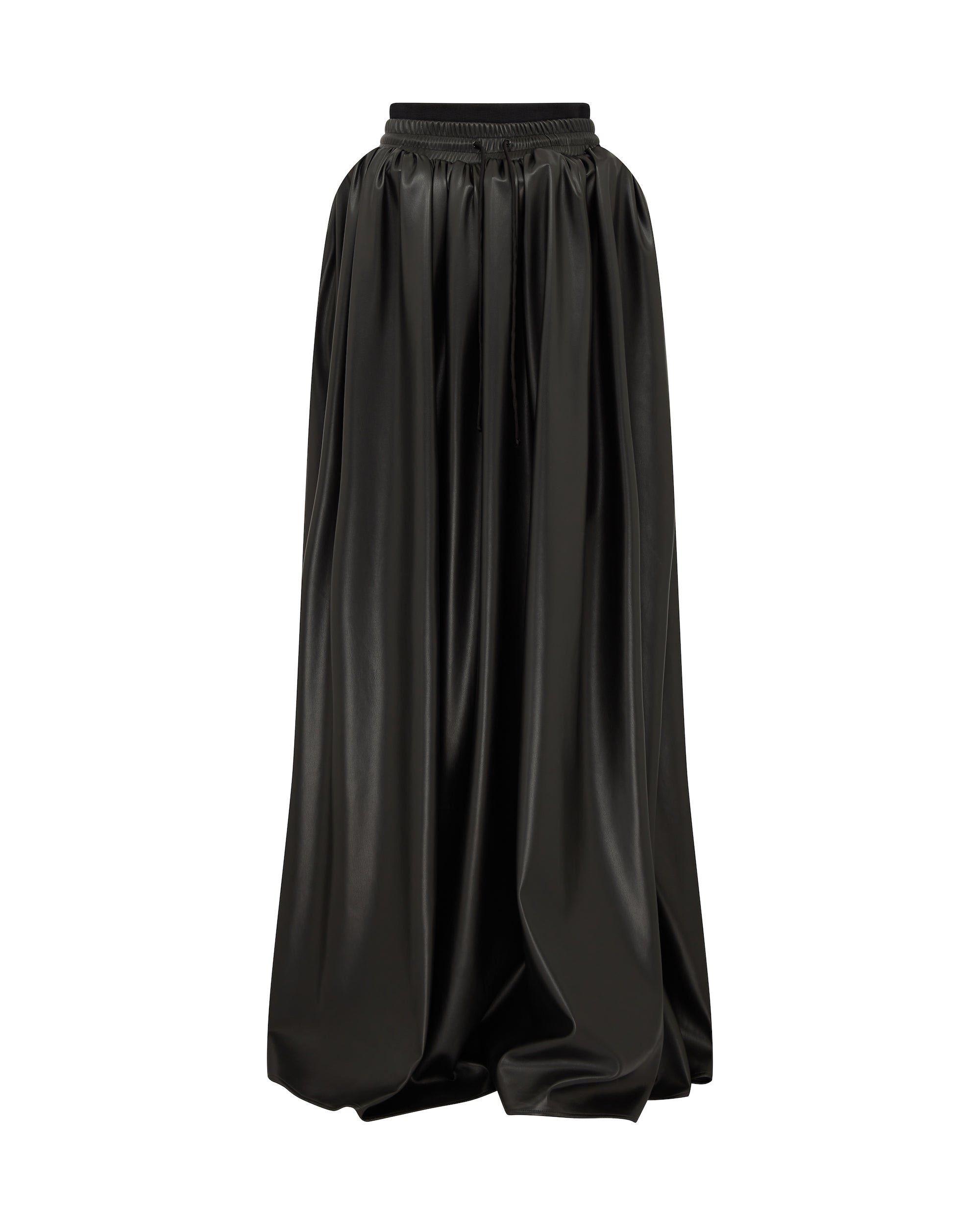 David Koma Faux Leather Maxi Skirt
