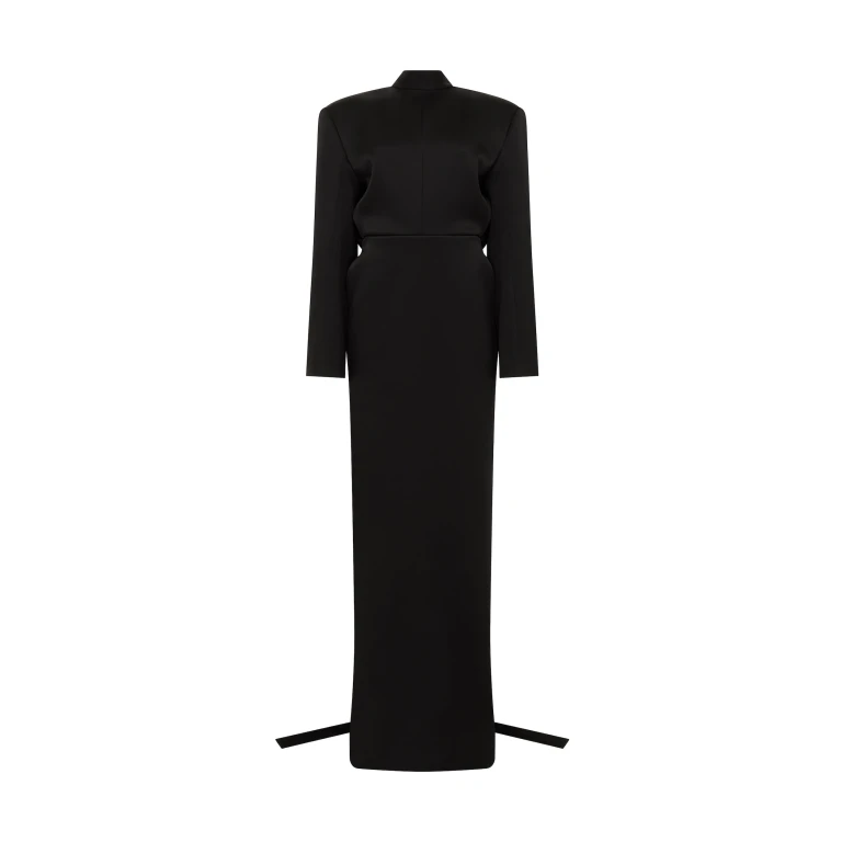 David Koma Open Back Tailored Gown