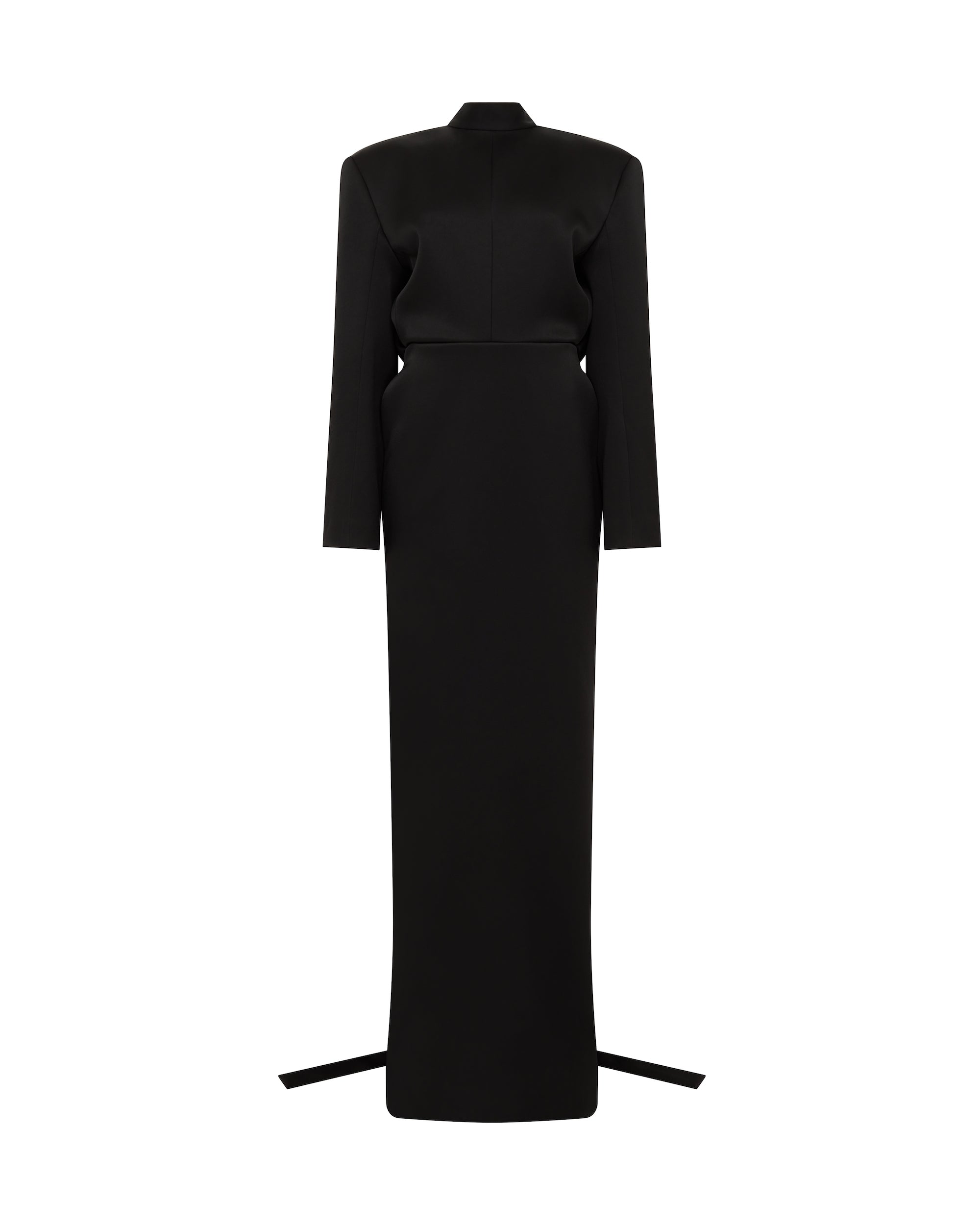 David Koma Open Back Tailored Gown