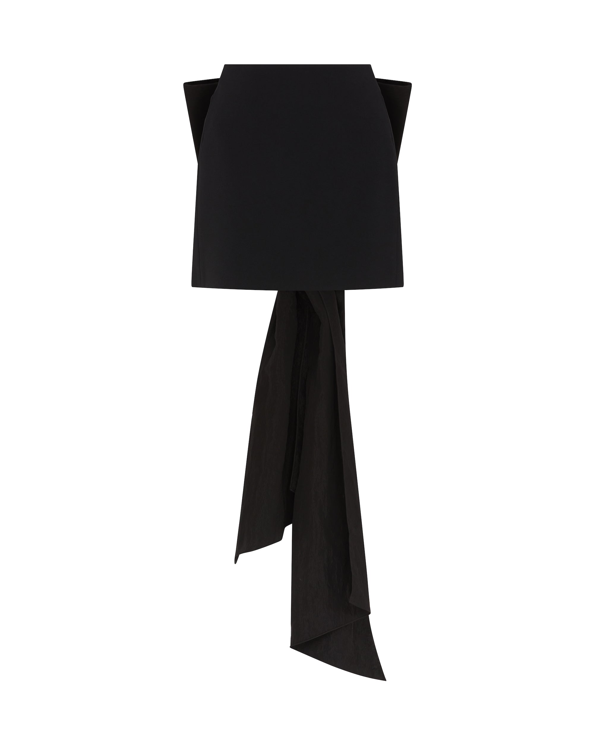 David Koma Oversized Bow Detail Mini Skirt