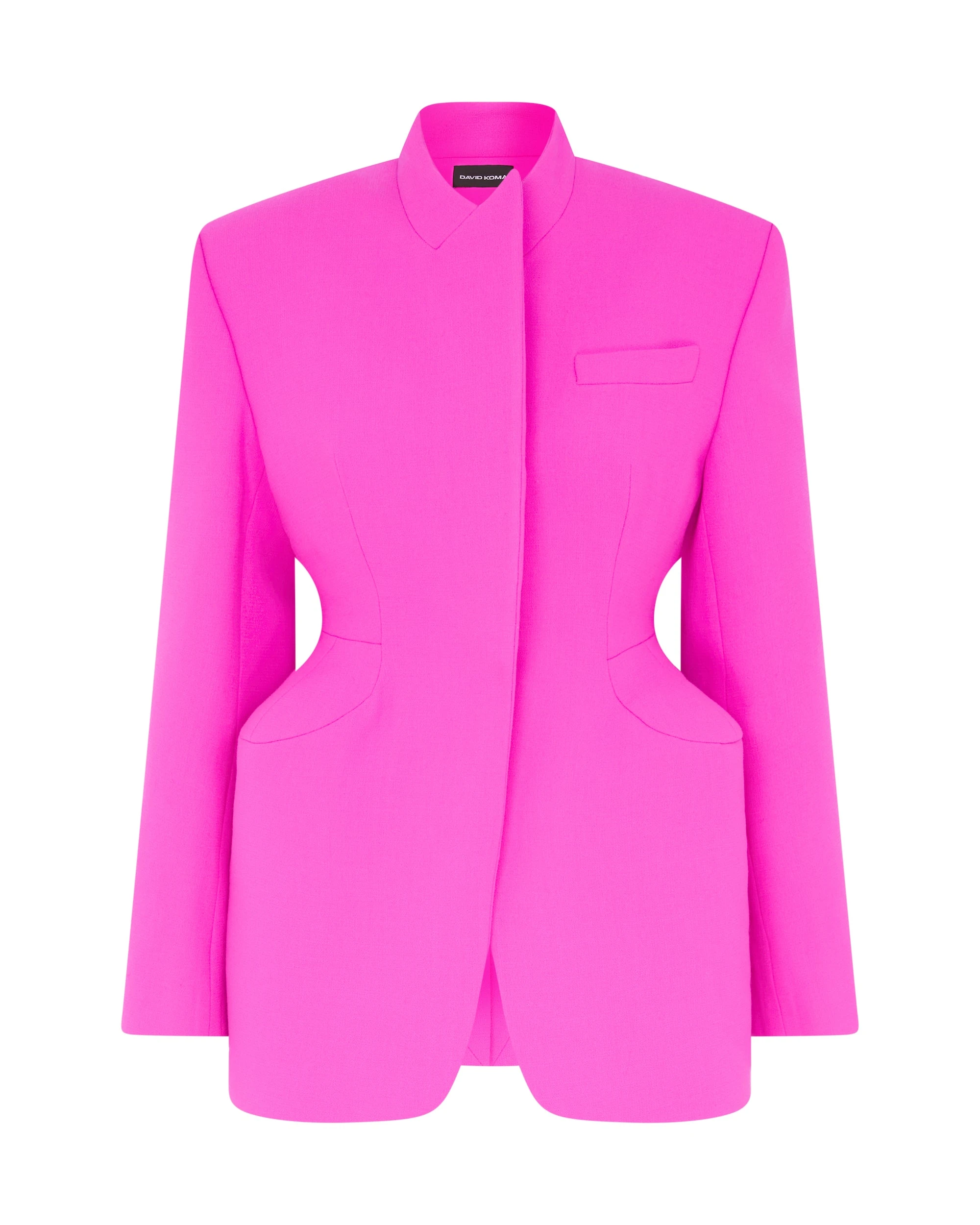 David Koma Padded Hip Detail Jacket David Koma Padded Hip Detail Jacket