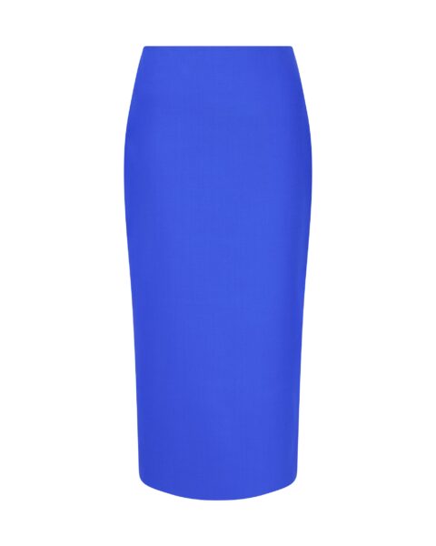 David Koma Tailoring Wool Pencil Midi Skirt