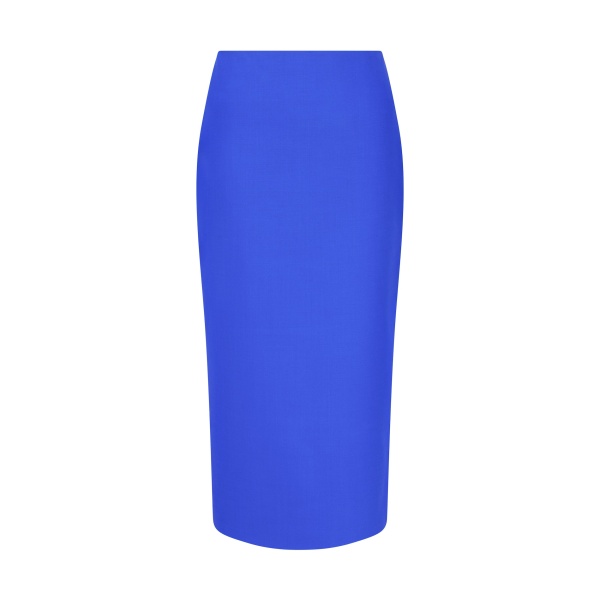 David Koma Tailoring Wool Pencil Midi Skirt