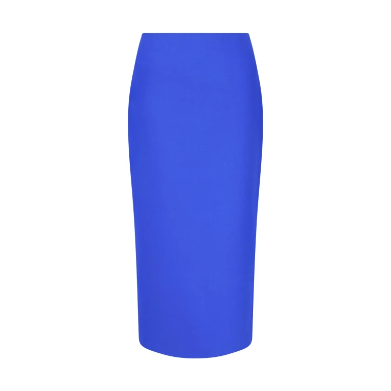 David Koma Tailoring Wool Pencil Midi Skirt