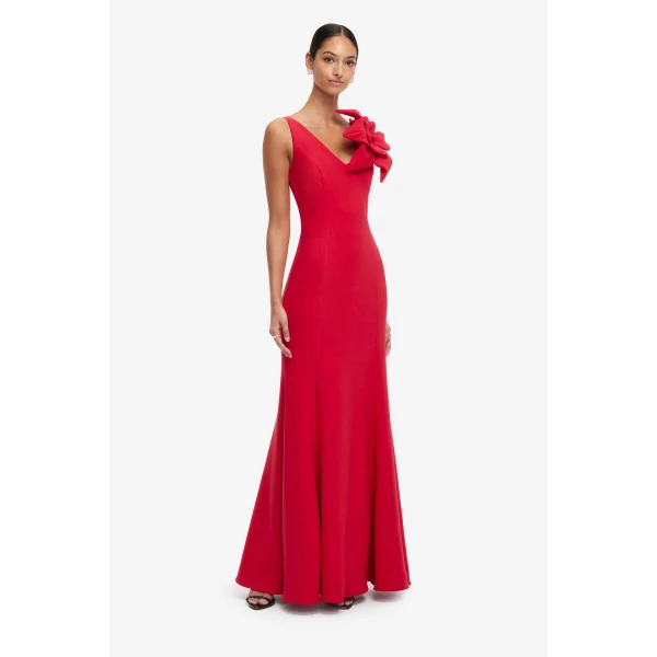 Leo Lin Red Dresses Premium gown