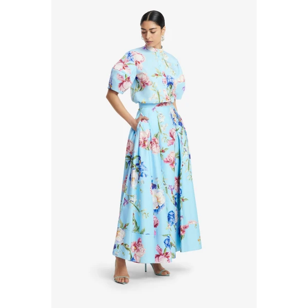 Premium cotton maxi skirt