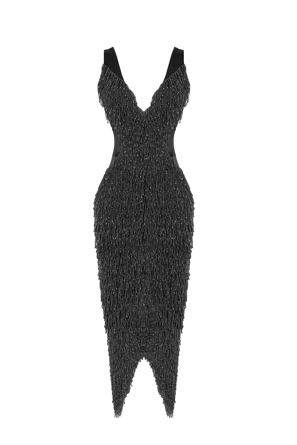 Rasario Midi Dress – couture evening dress