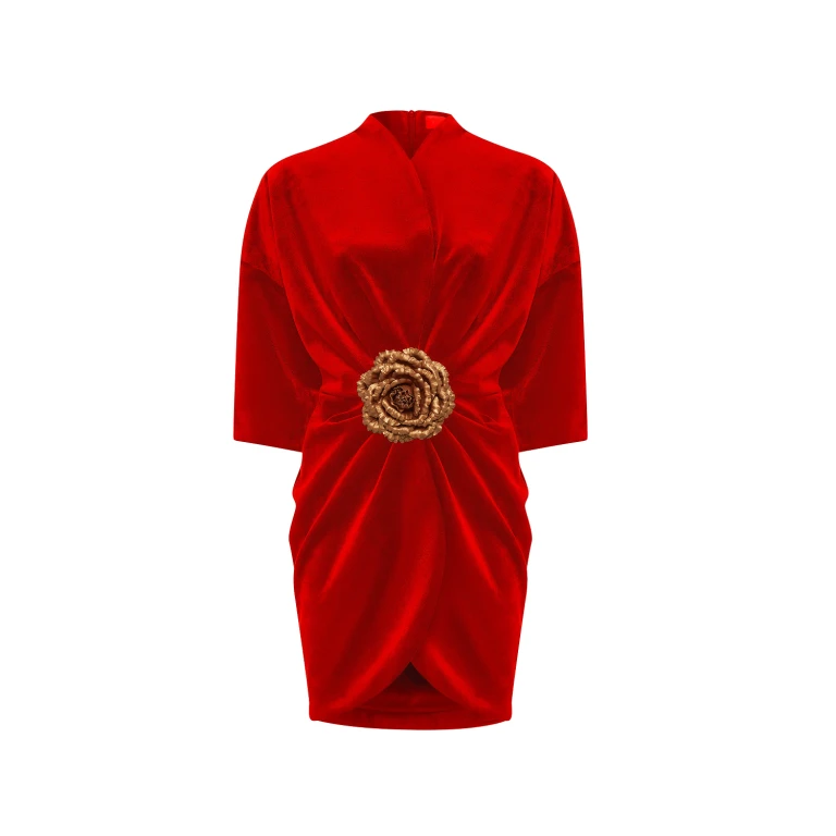 Rasario Mini Dress – couture evening dress