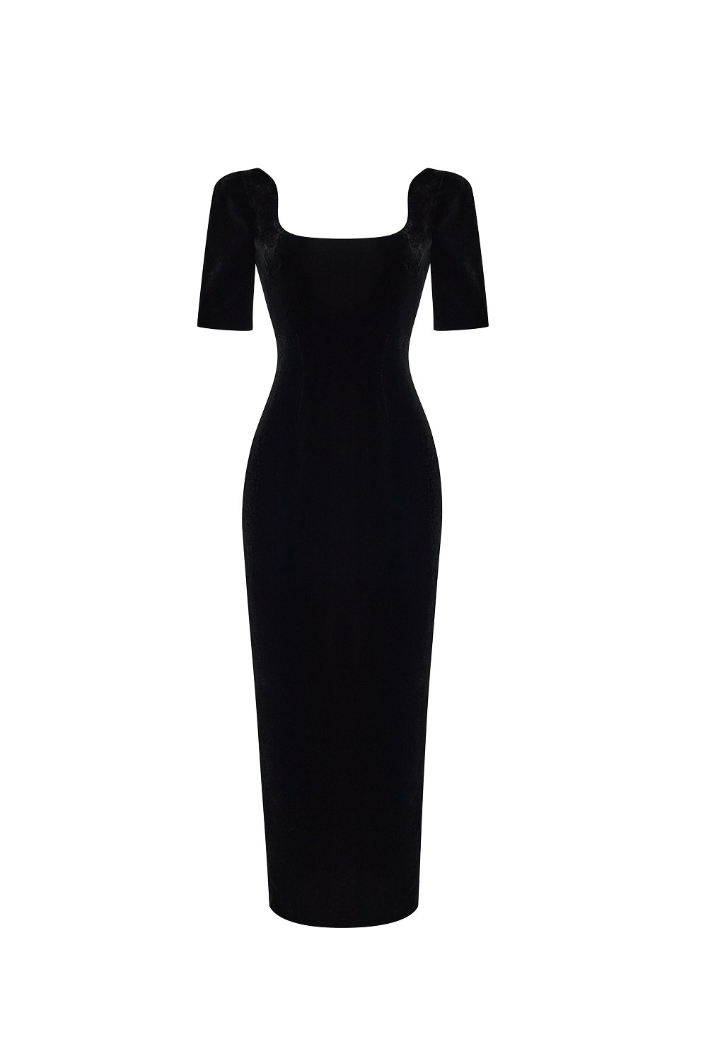 Rasario Velvet Midi Dress