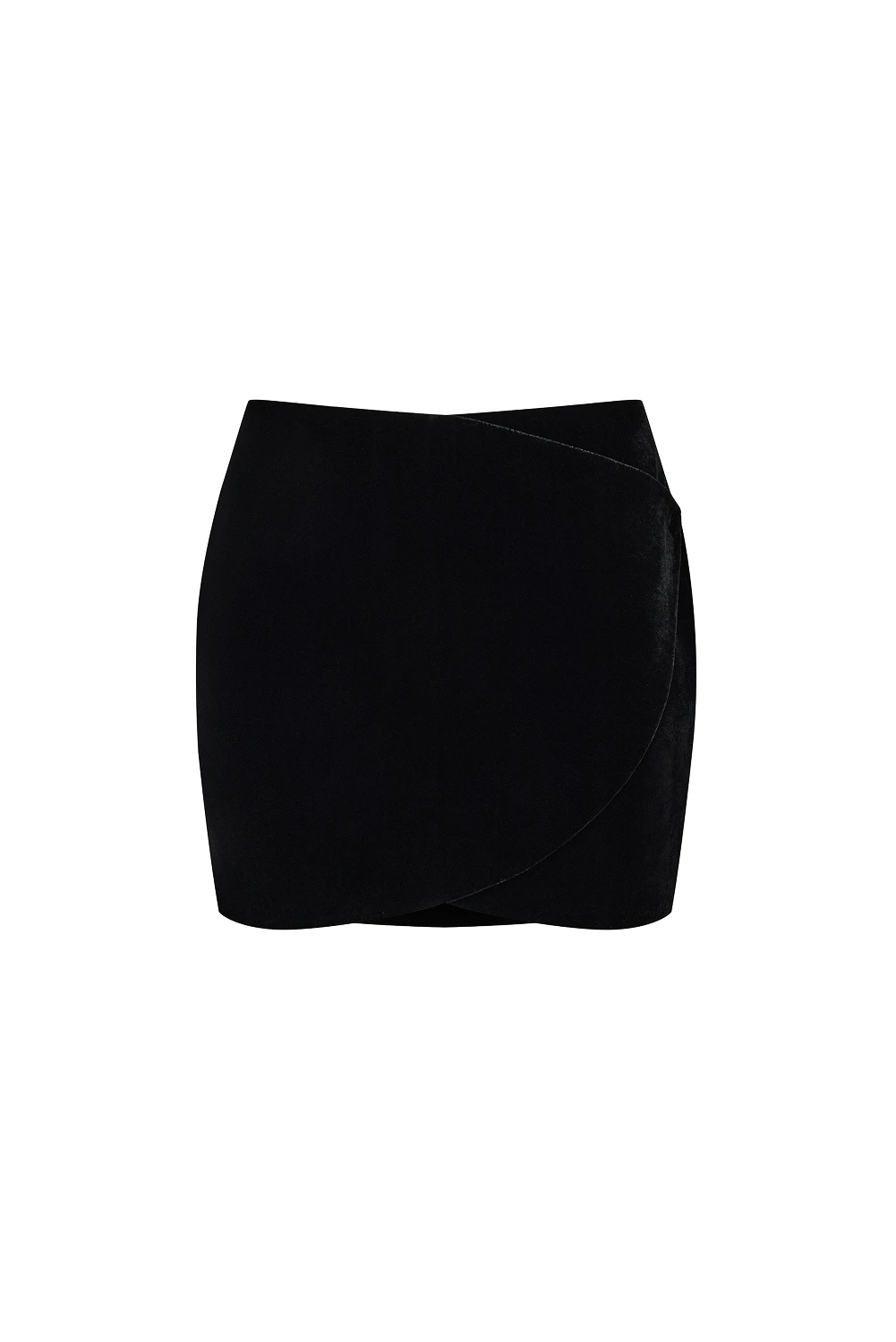 Rasario Velvet Mini Skirt Rasario Mini Skirt – couture evening dress