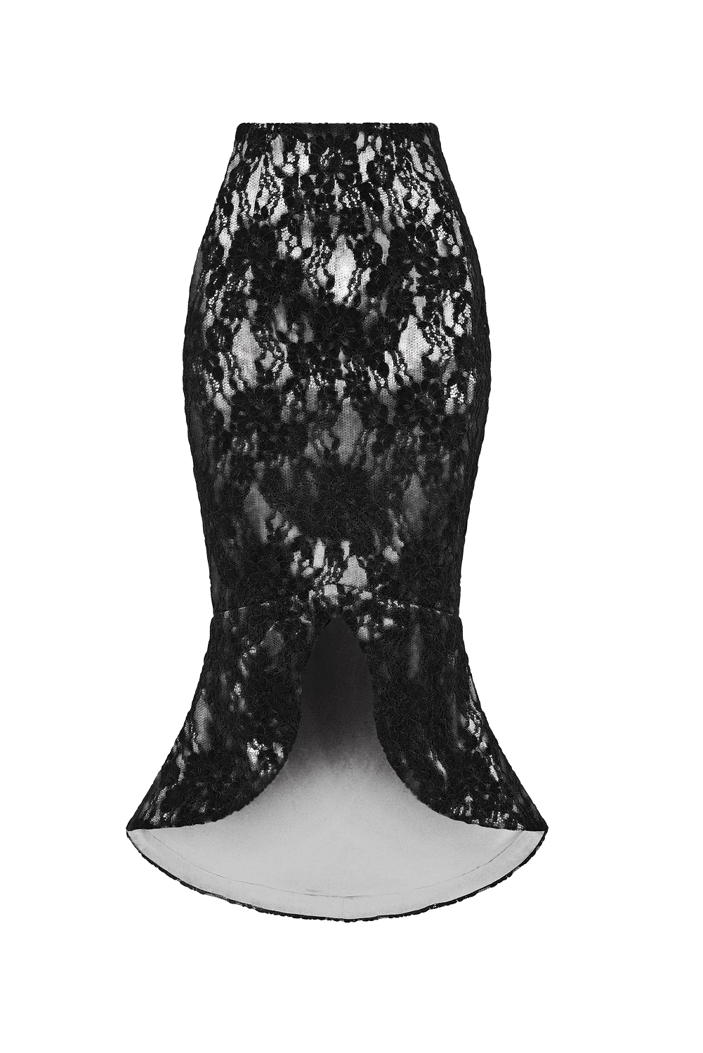 Rasario Lace And Satin Midi Skirt Rasario Midi Dress – couture evening dress