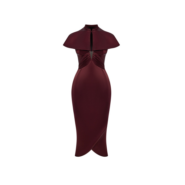 Rasario Midi Dress – couture evening dress