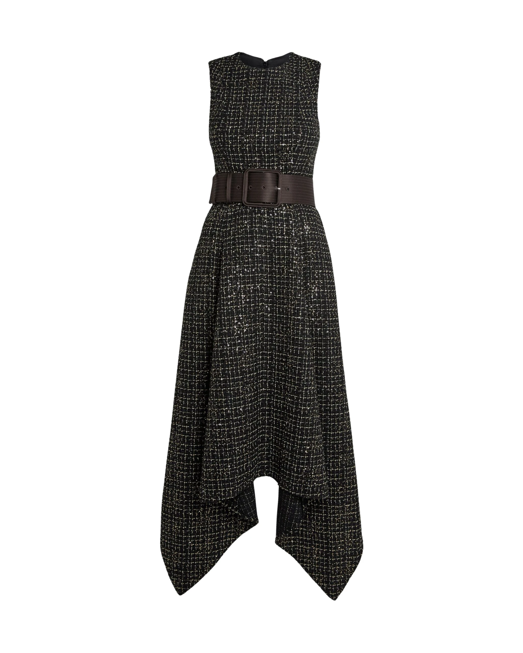 Safiyaa-Okimi-Dress-in-Peat-Brown-On-Black-Gold-Coveti-scaled89440_nobg Safiyaa Dresses luxury Clothing from Luxury Handbags Marketplace