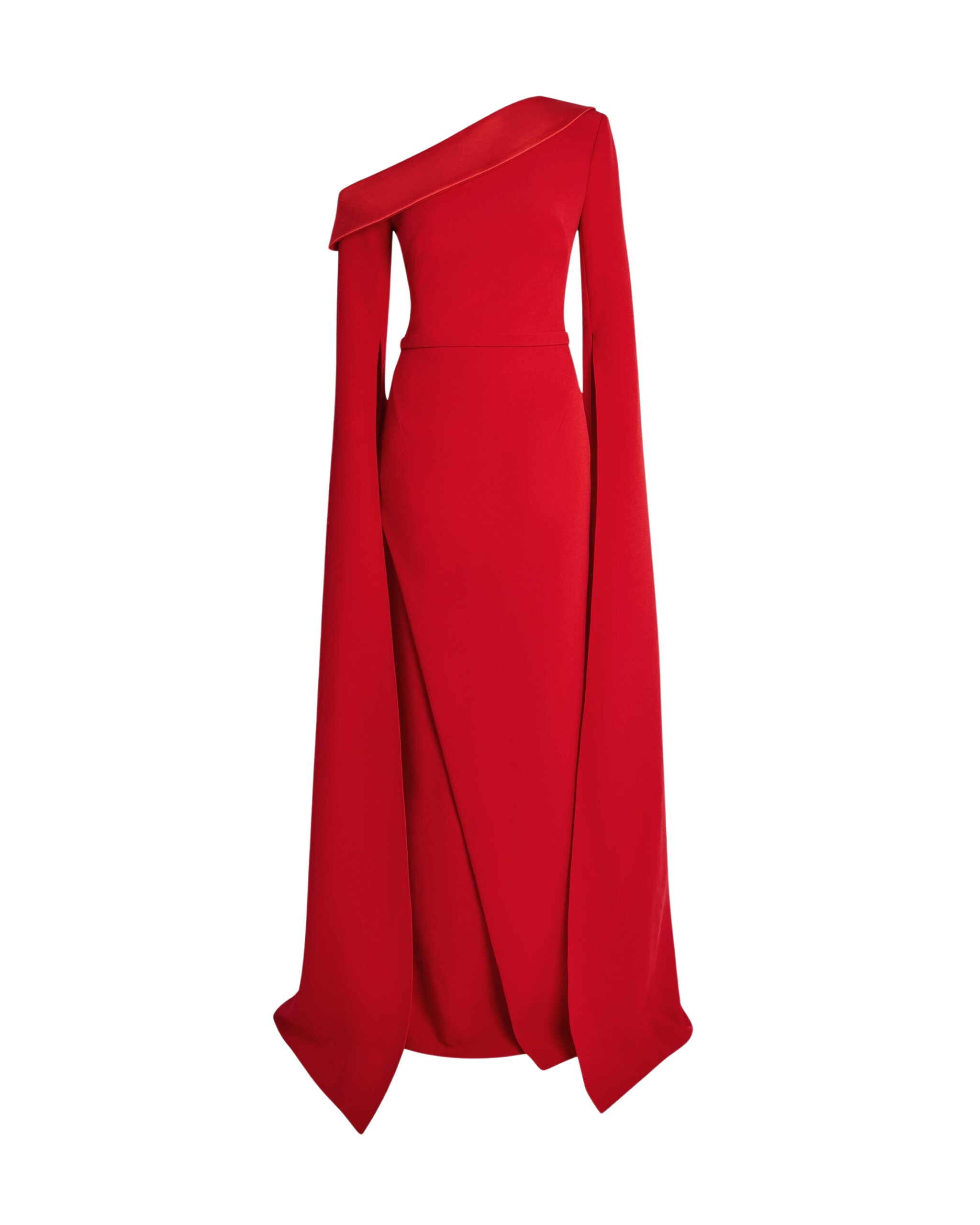 Safiyaa Rinoa Long Dress in Cherry Red