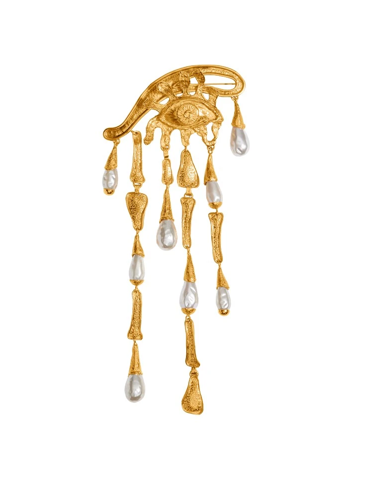 Schiaparelli-Eye-And-Teardrops-Brooch30756_nobg Schiaparelli Brooches & Pins luxury Brooches & Pins from Luxury Handbags Marketplace
