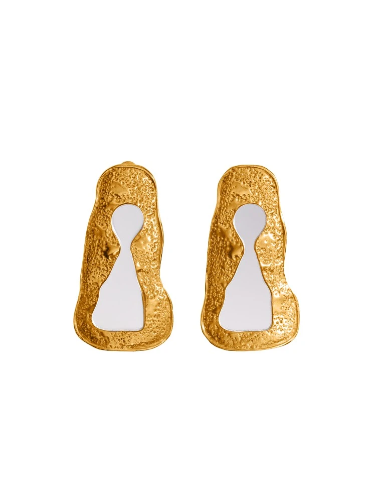 Schiaparelli-Keyhole-Earrings60187_nobg Schiaparelli Earrings luxury Earrings from Luxury Handbags Marketplace