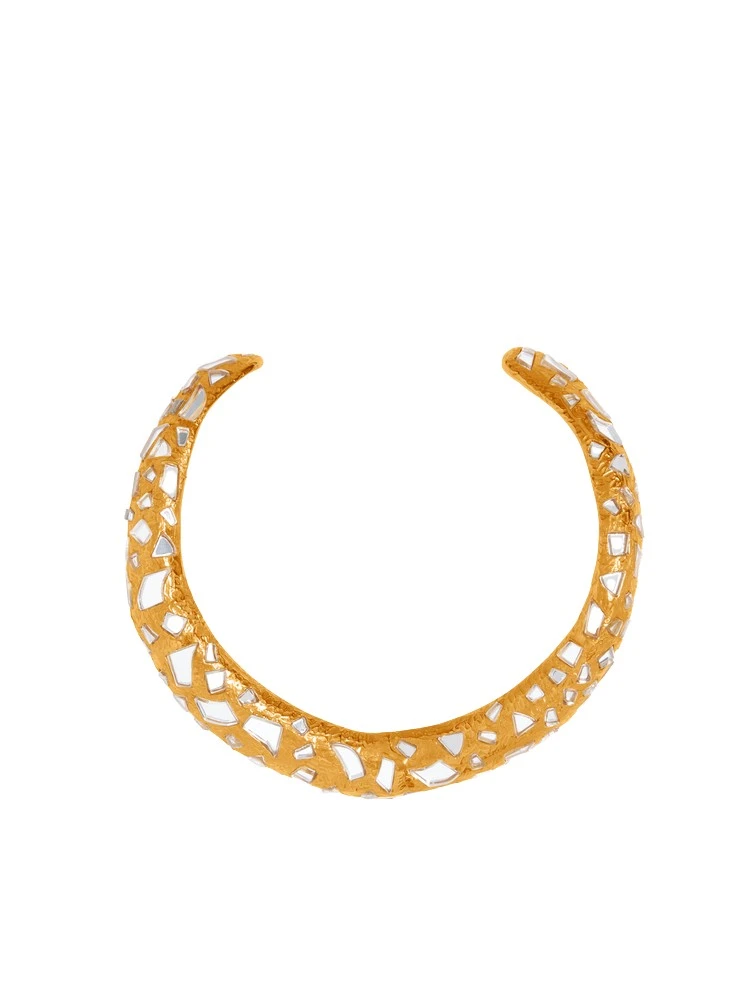 Schiaparelli-Mirror-Necklace28948_nobg Schiaparelli Necklace luxury Jewelry from Luxury Handbags Marketplace