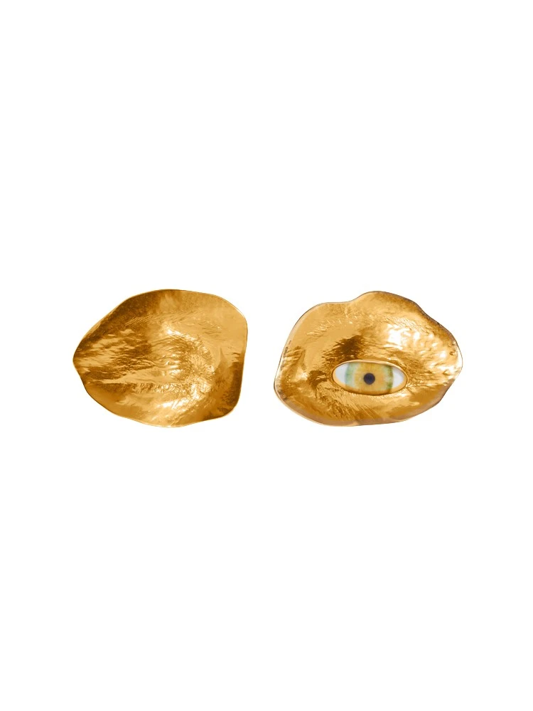 Schiaparelli-Wink-Earrings25514_nobg Schiaparelli Earrings luxury Earrings from Luxury Handbags Marketplace