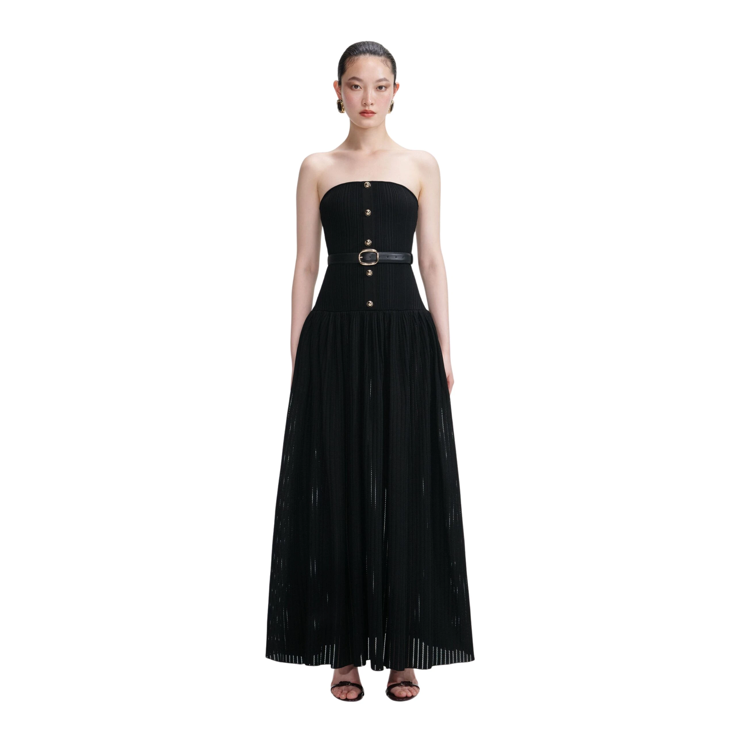 Self-Portrait-Black-Bandeau-Knit-Maxi-Dress-2025-coveti-5-scaled89485_nobg Self Portrait Dresses luxury Clothing from Luxury Handbags Marketplace