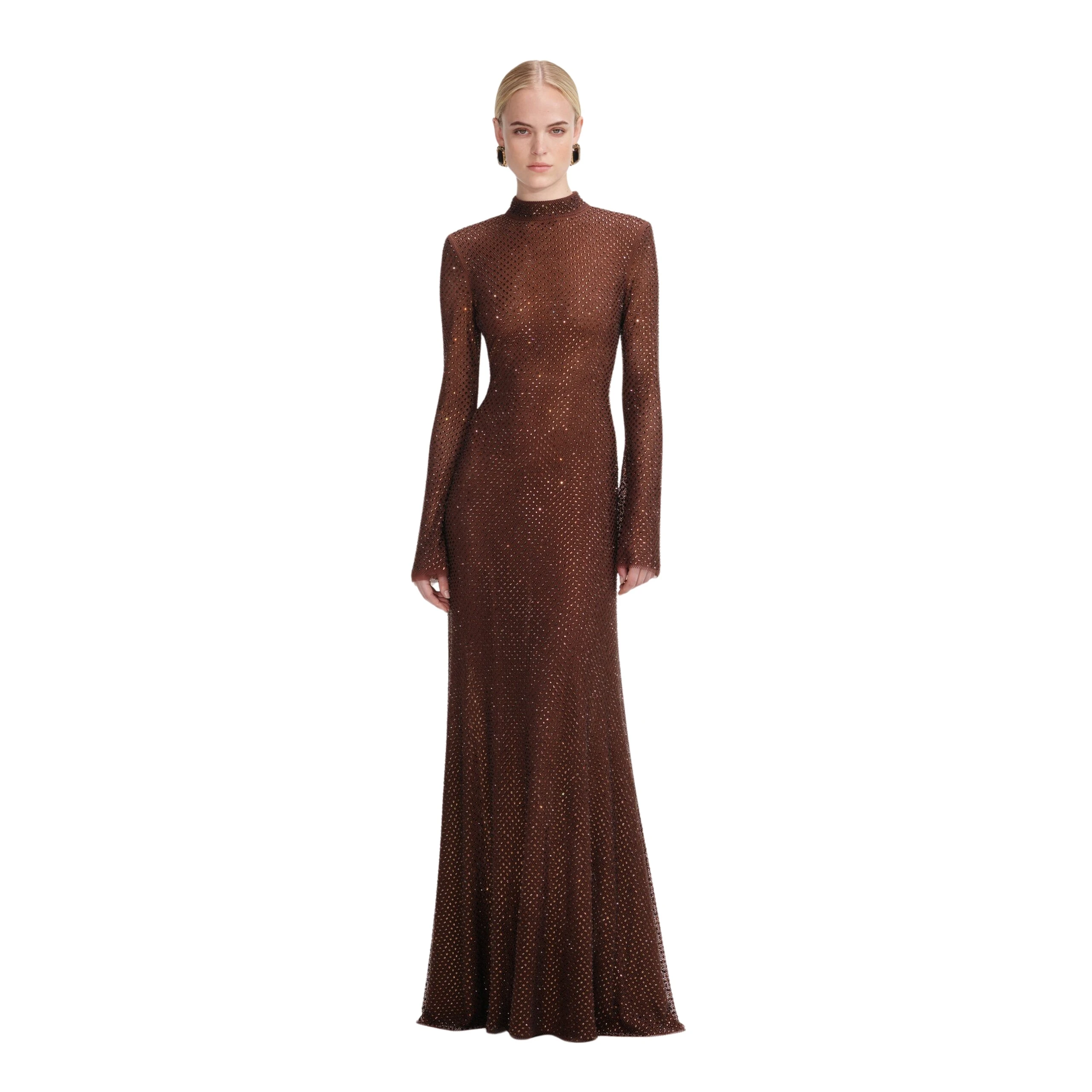Self-Portrait-Brown-Rhinestone-Mesh-Maxi-Dress-2025-coveti-5-scaled55117_nobg Self Portrait Dresses luxury Clothing from Luxury Handbags Marketplace