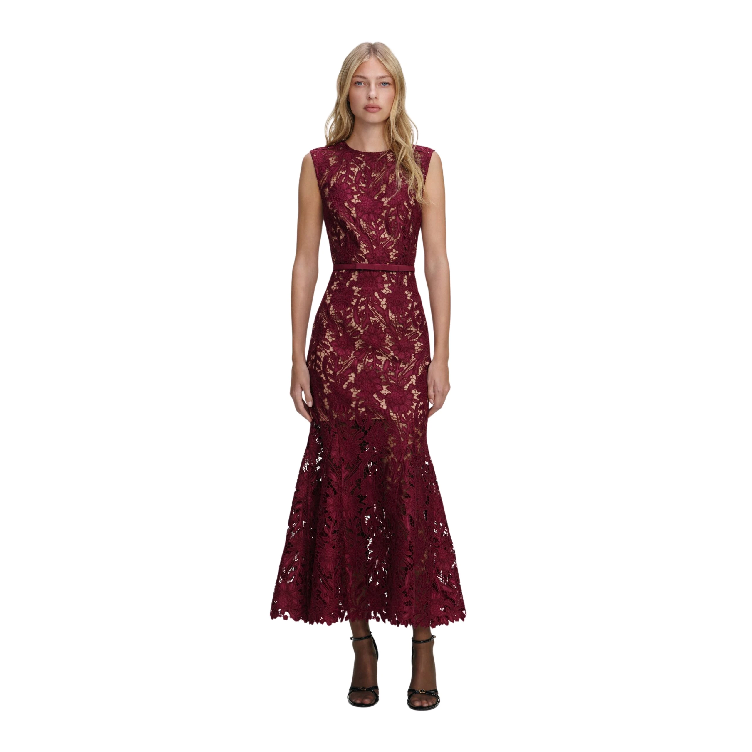 Self-Portrait-Burgundy-Guipure-Lace-Midi-Dress-2025-coveti-4-scaled66070_nobg Self Portrait Dresses luxury Clothing from Luxury Handbags Marketplace