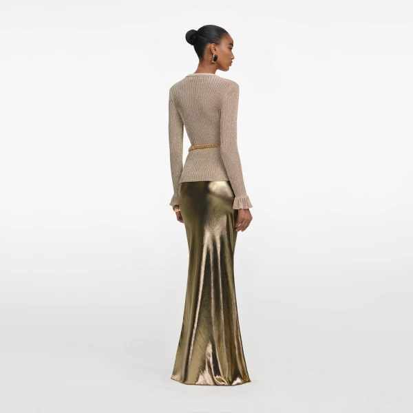 Elevate your elegance in this Self Portrait Skirts Maxi Dress from the 2025 resort wear edit