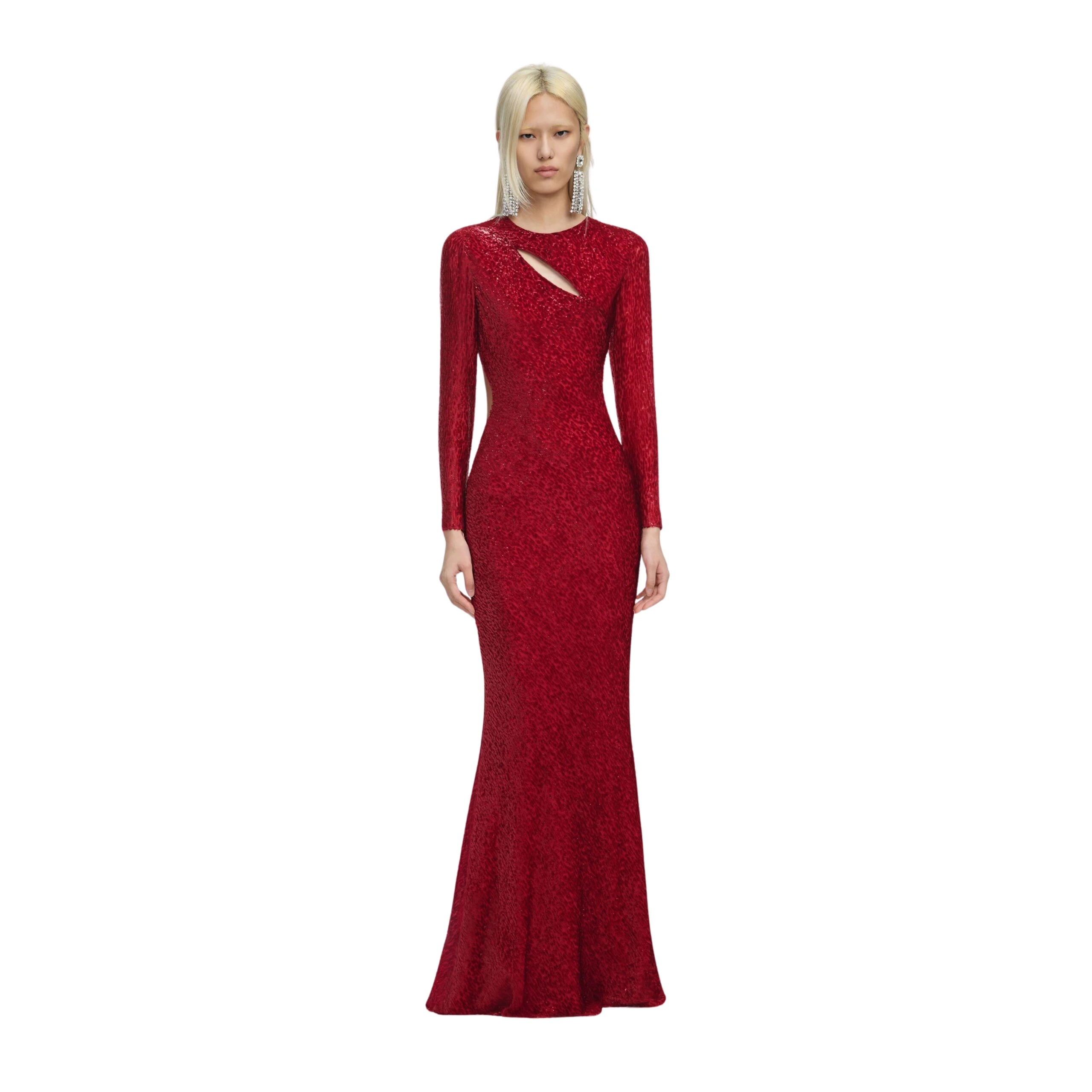 Self-Portrait-Red-Fil-Coupe-Maxi-Dress-2025-coveti-5-scaled31612_nobg Self Portrait Dresses luxury Clothing from Luxury Handbags Marketplace