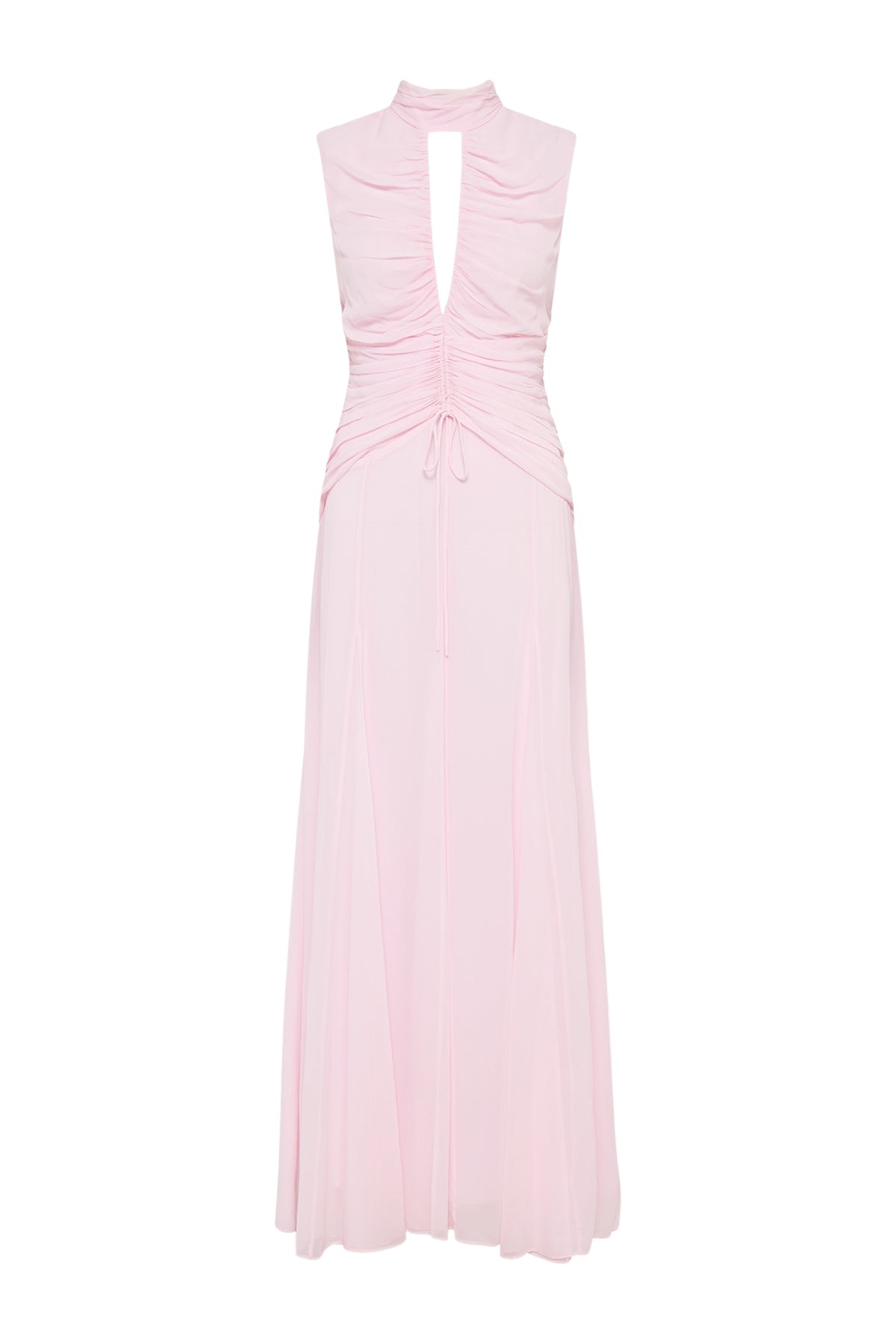 Shona Joy Amina Cut Out Ruched Maxi Dress