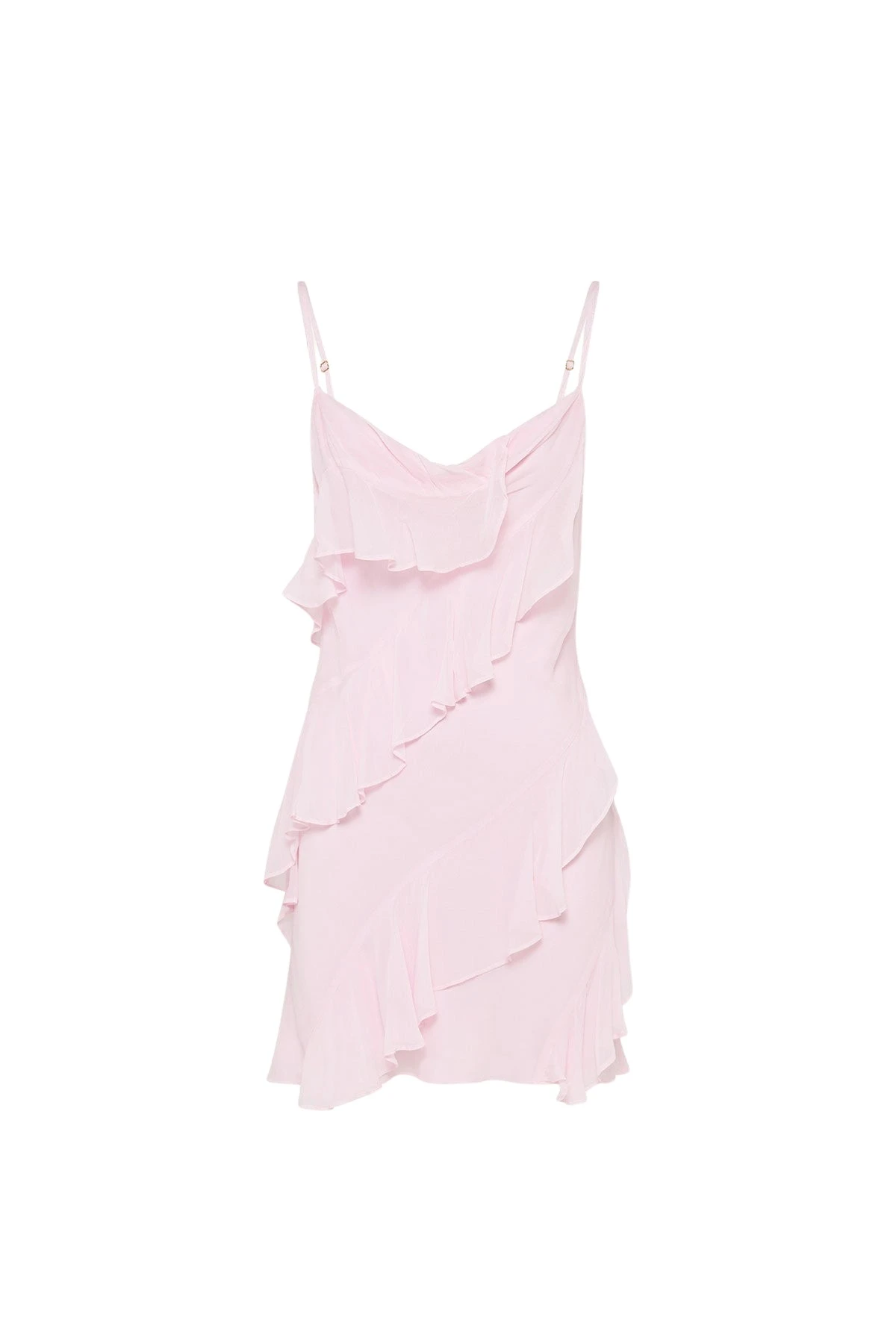 Shona-Joy-Amina-Ruffle-Mini-Dress-2025-coveti62284_nobg Shona Joy Pink Dresses luxury Clothing from Luxury Handbags Marketplace