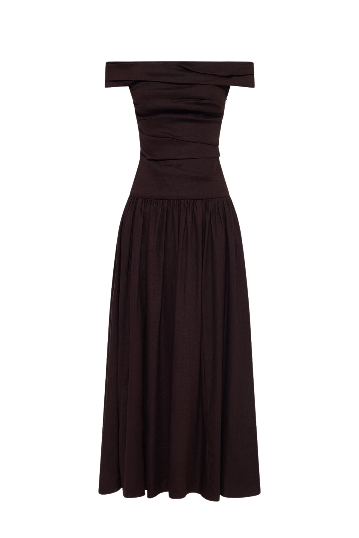 Shona Joy Brooks Off Shoulder Maxi Dress