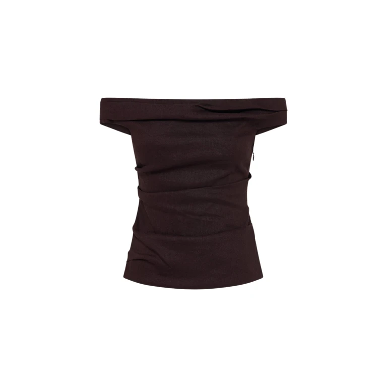 Shona Joy Brown Tops luxury Clothing from  Luxury Handbags Marketplace